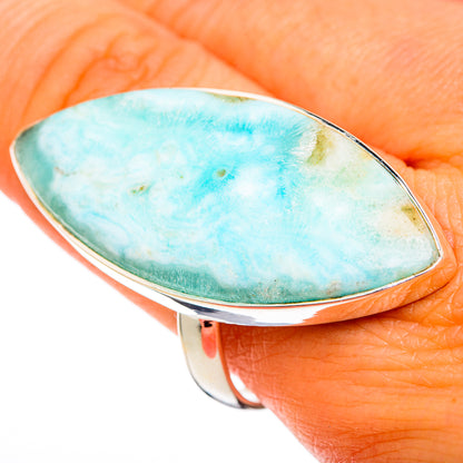 Larimar Rings handcrafted by Ana Silver Co - RING102769