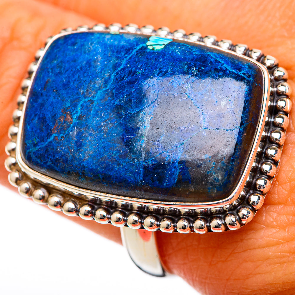 Azurite Rings handcrafted by Ana Silver Co - RING102771