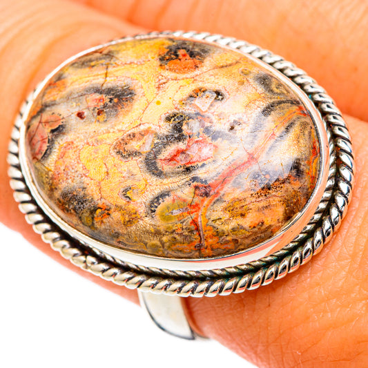 Poppy Jasper Rings handcrafted by Ana Silver Co - RING102782