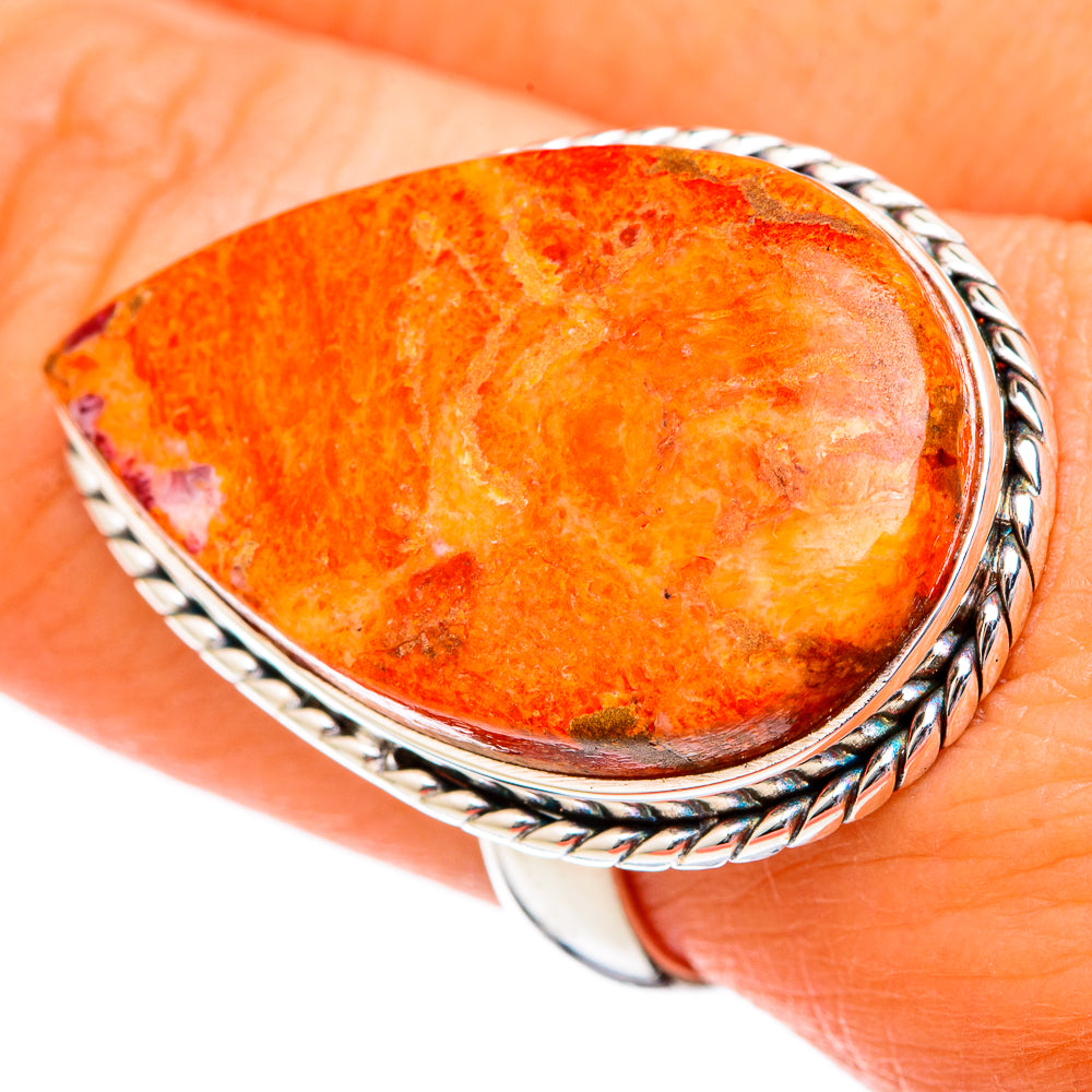 Sponge Coral Rings handcrafted by Ana Silver Co - RING102785