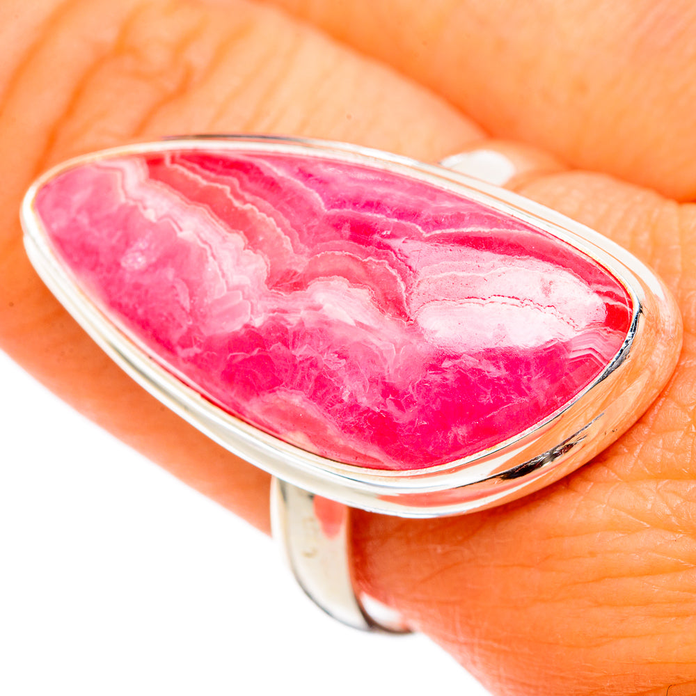 Rhodochrosite Rings handcrafted by Ana Silver Co - RING102788
