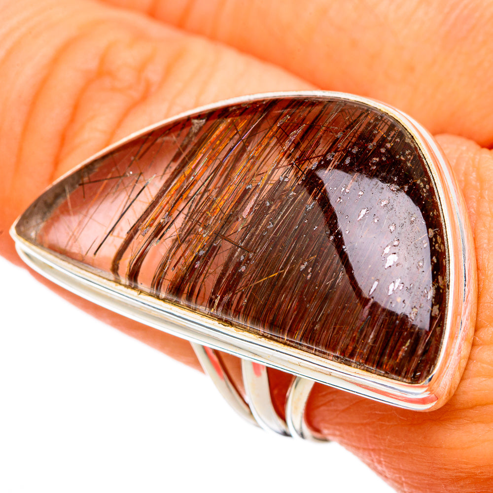 Tourmalinated Quartz Rings handcrafted by Ana Silver Co - RING102795