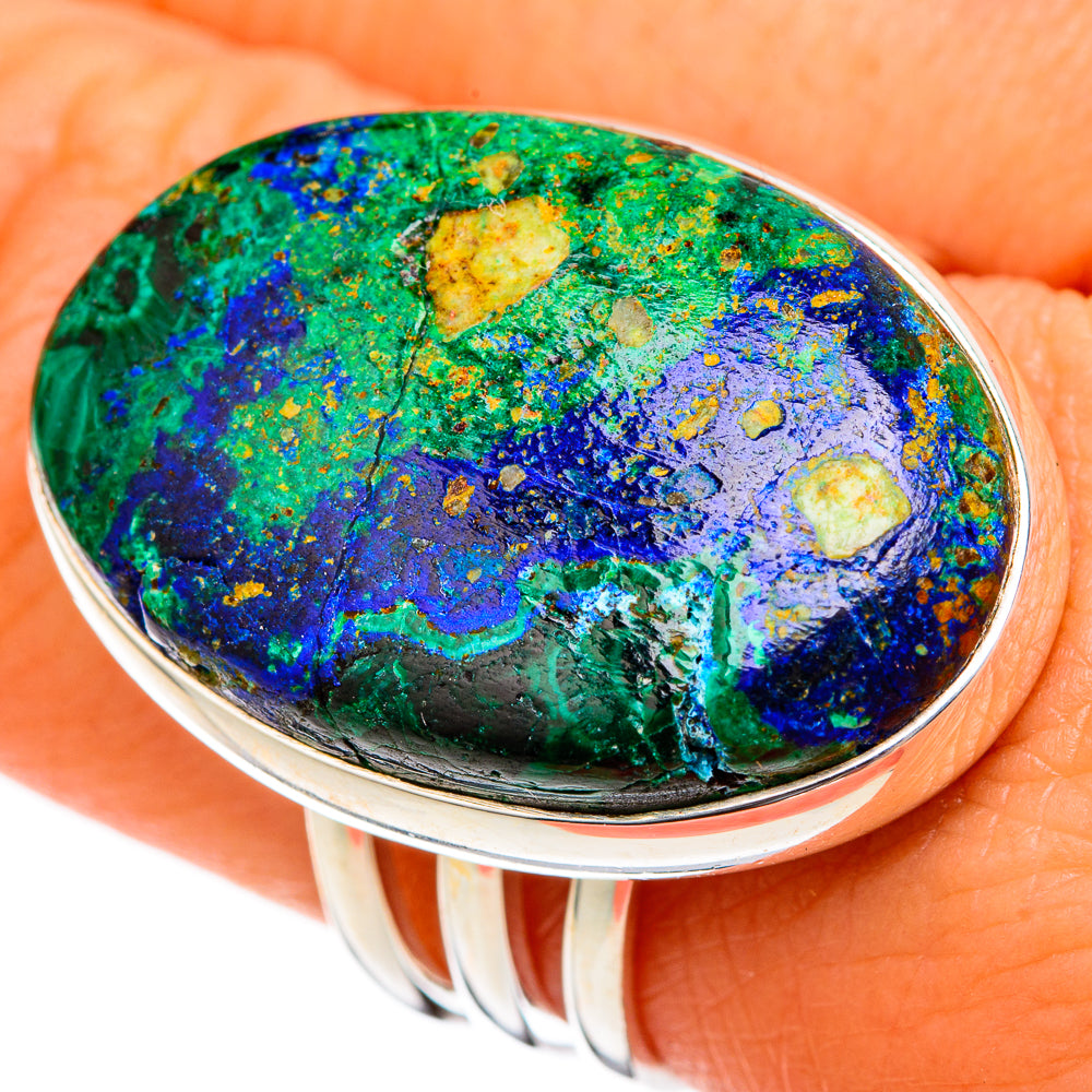 Azurite Rings handcrafted by Ana Silver Co - RING102802