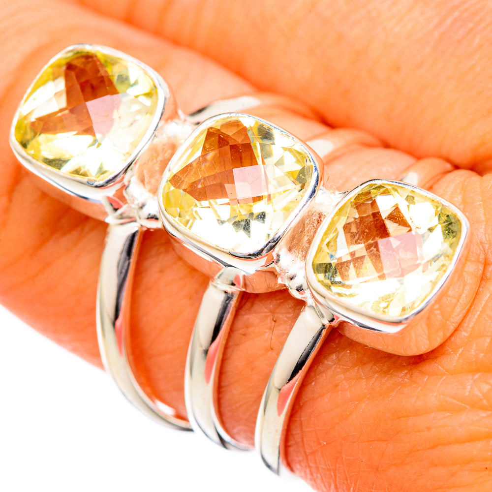 Citrine Rings handcrafted by Ana Silver Co - RING102805
