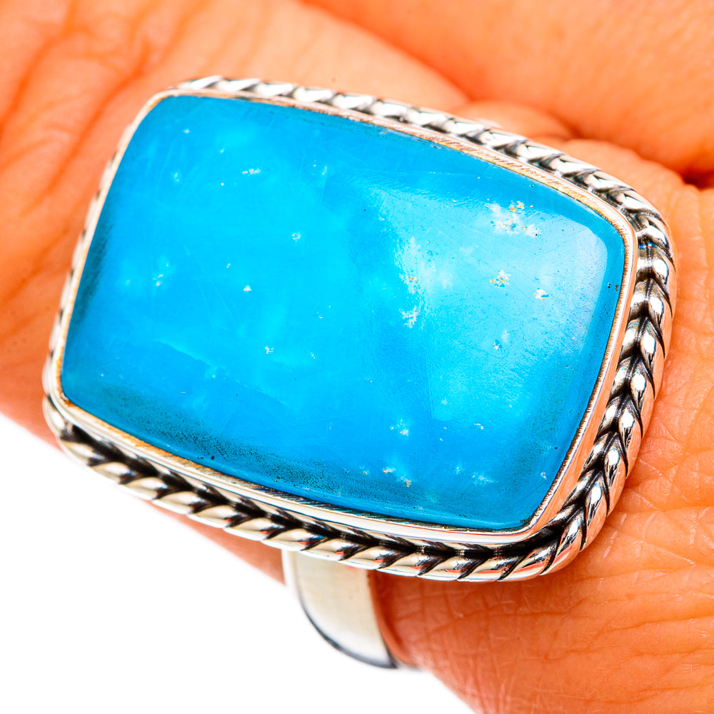 Larimar Rings handcrafted by Ana Silver Co - RING102808