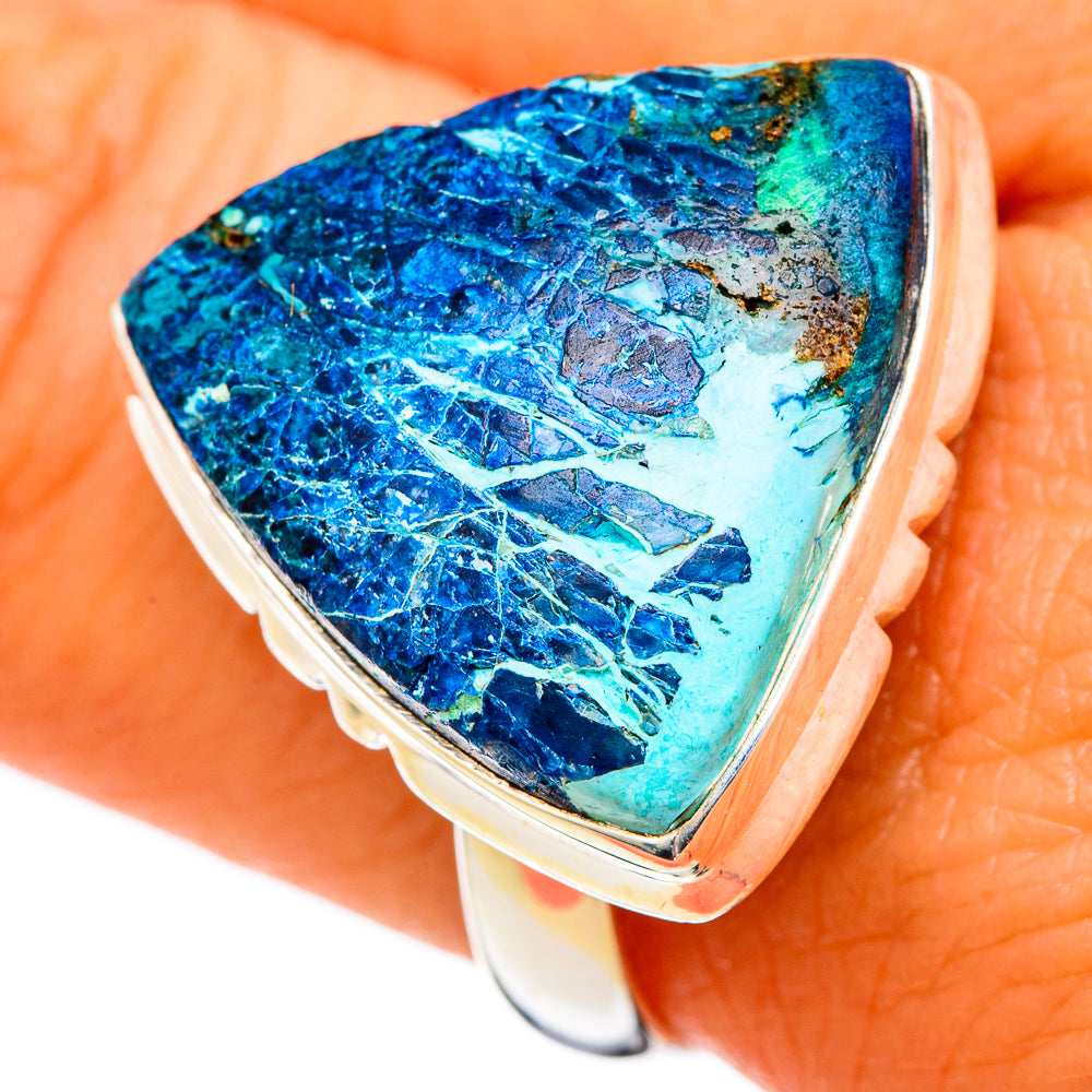 Azurite Rings handcrafted by Ana Silver Co - RING102809