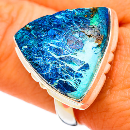 Azurite Rings handcrafted by Ana Silver Co - RING102809