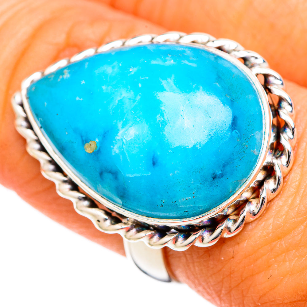 Larimar Rings handcrafted by Ana Silver Co - RING102811