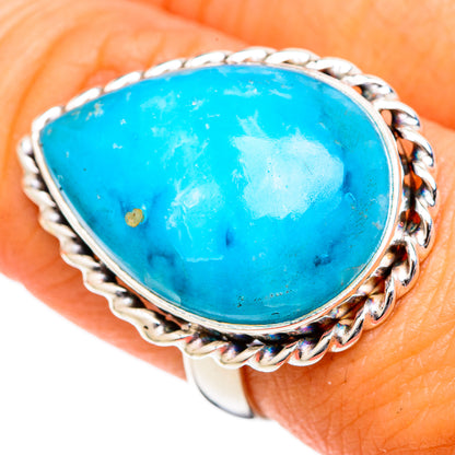 Larimar Rings handcrafted by Ana Silver Co - RING102811