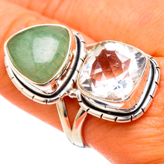 Prehnite Rings handcrafted by Ana Silver Co - RING102817
