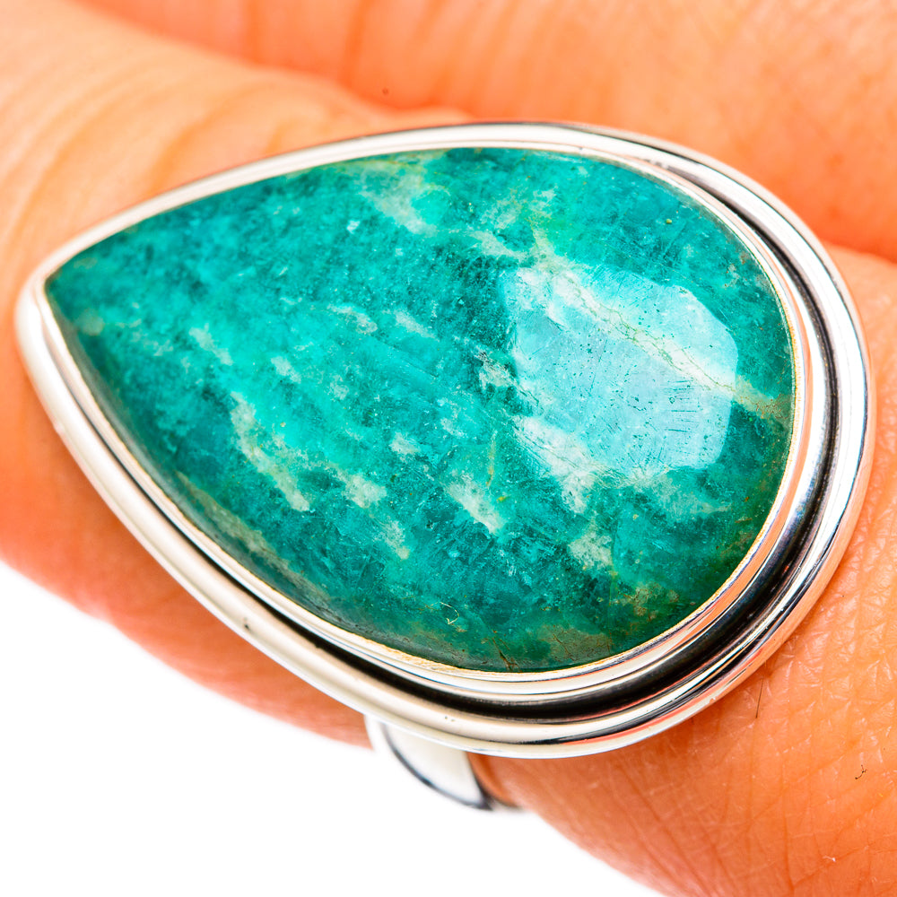 Amazonite Rings handcrafted by Ana Silver Co - RING102818