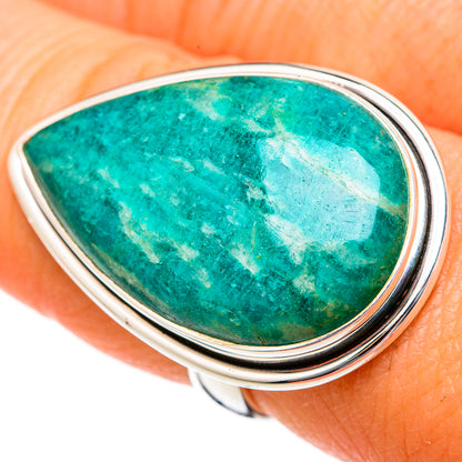 Amazonite Rings handcrafted by Ana Silver Co - RING102818