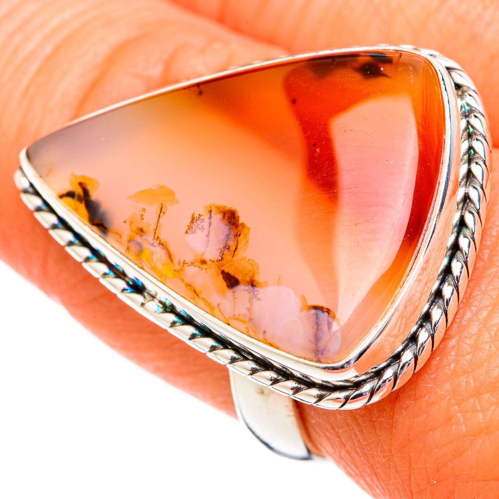 Montana Agate Rings handcrafted by Ana Silver Co - RING102824