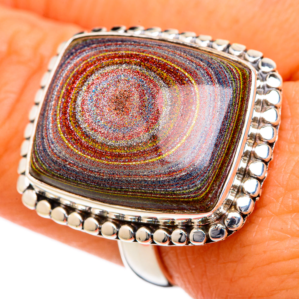 Fordite Rings handcrafted by Ana Silver Co - RING102827