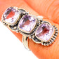 Kunzite Rings handcrafted by Ana Silver Co - RING102831