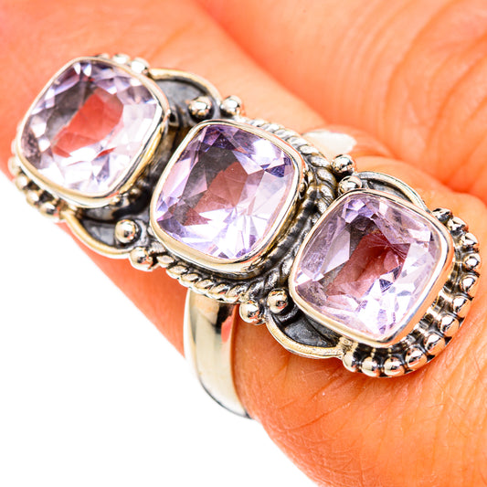 Kunzite Rings handcrafted by Ana Silver Co - RING102831