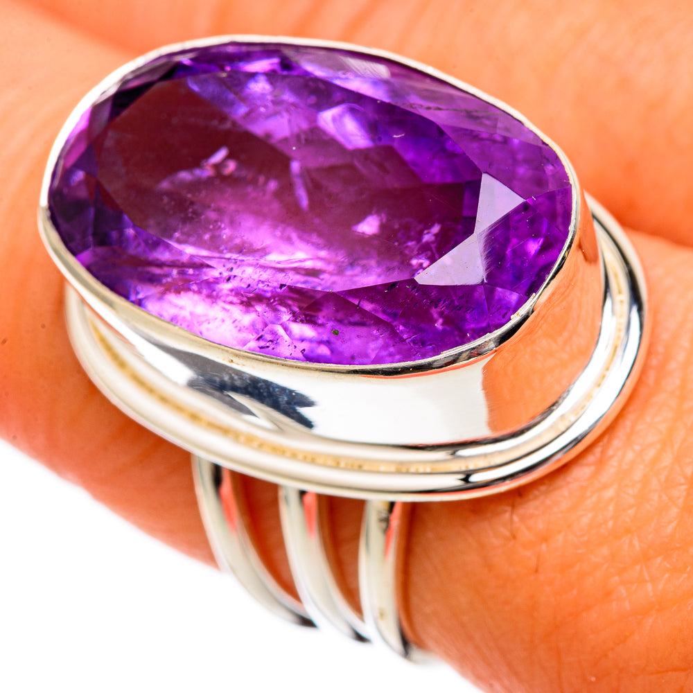 Amethyst Rings handcrafted by Ana Silver Co - RING102833