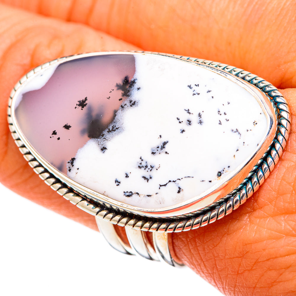 Dendritic Opal Rings handcrafted by Ana Silver Co - RING102842