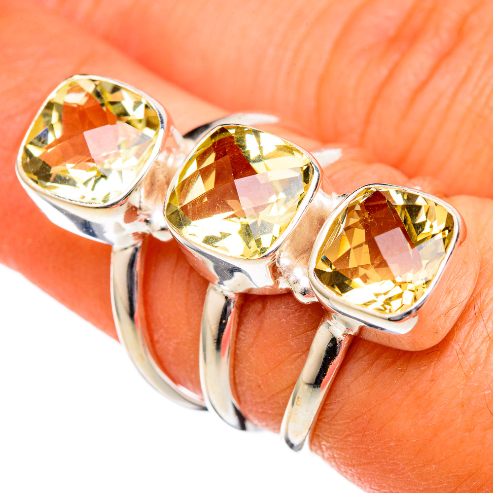 Citrine Rings handcrafted by Ana Silver Co - RING102846