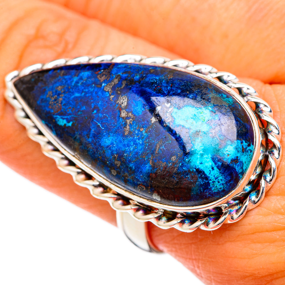 Azurite Rings handcrafted by Ana Silver Co - RING102851