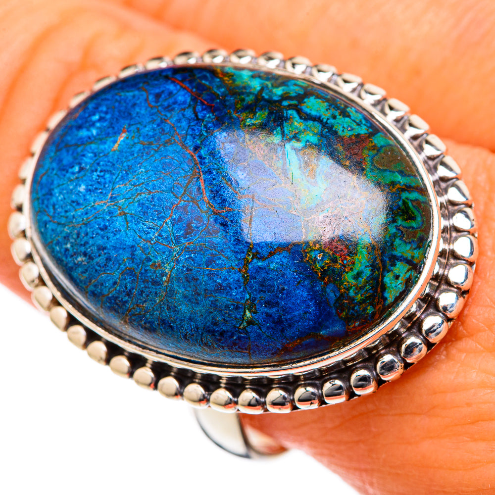 Azurite Rings handcrafted by Ana Silver Co - RING102852