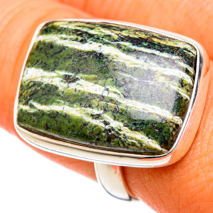 Lizard Jasper Rings handcrafted by Ana Silver Co - RING102854