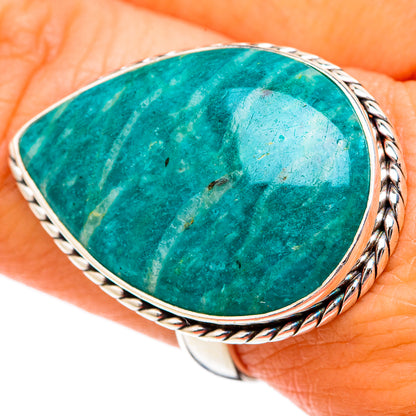 Amazonite Rings handcrafted by Ana Silver Co - RING102858