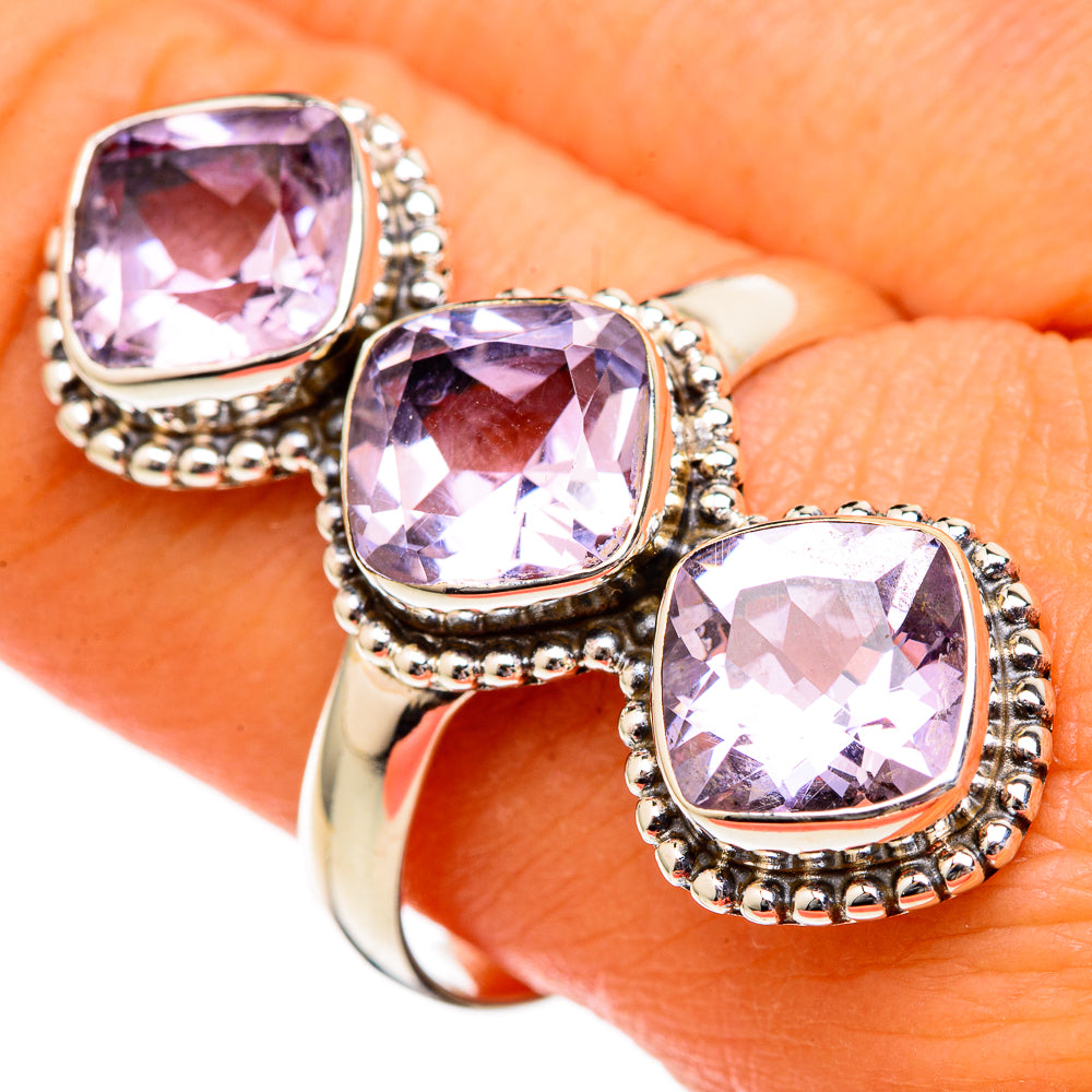 Kunzite Rings handcrafted by Ana Silver Co - RING102865