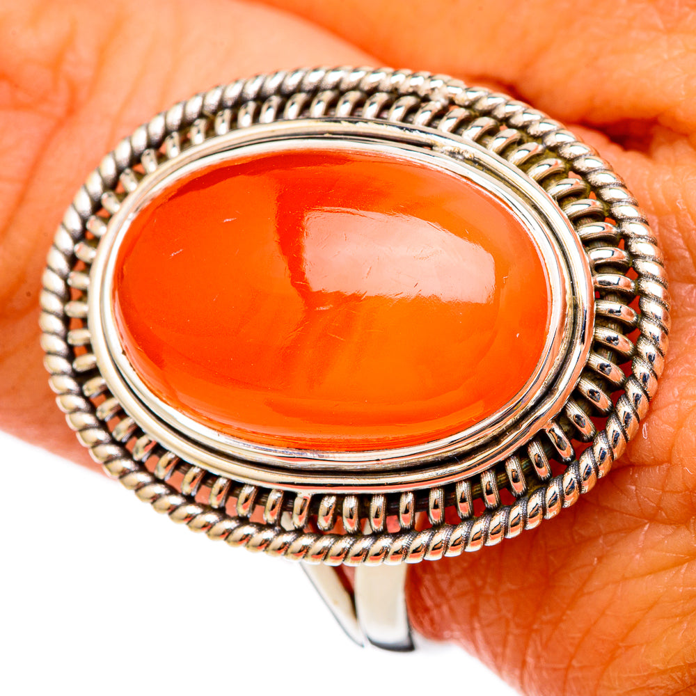 Carnelian Rings handcrafted by Ana Silver Co - RING102874