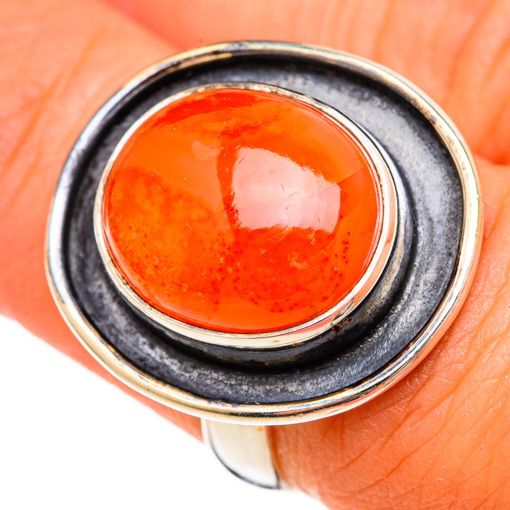 Carnelian Rings handcrafted by Ana Silver Co - RING102875