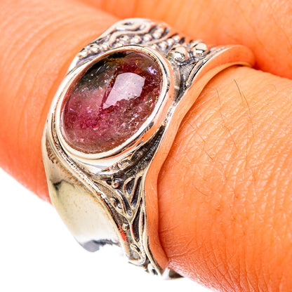 Pink Tourmaline Rings handcrafted by Ana Silver Co - RING102889