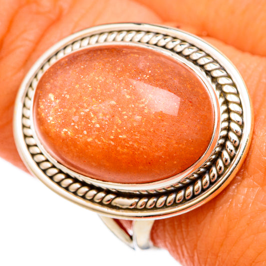 Sunstone Rings handcrafted by Ana Silver Co - RING102900