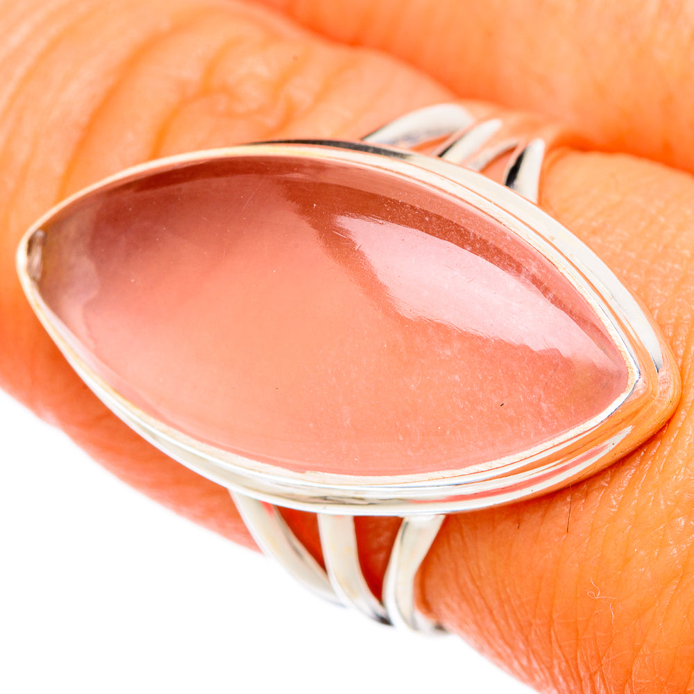 Rose Quartz Rings handcrafted by Ana Silver Co - RING102901