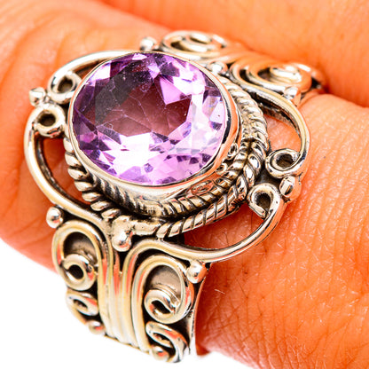 Amethyst Rings handcrafted by Ana Silver Co - RING102905