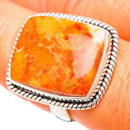 Sponge Coral Rings handcrafted by Ana Silver Co - RING102924