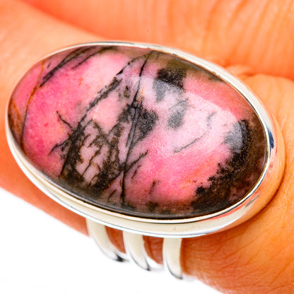 Rhodonite Rings handcrafted by Ana Silver Co - RING102926