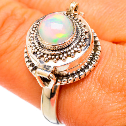 Ethiopian Opal Rings handcrafted by Ana Silver Co - RING102936