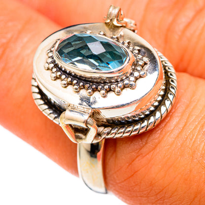 Blue Topaz Rings handcrafted by Ana Silver Co - RING102940