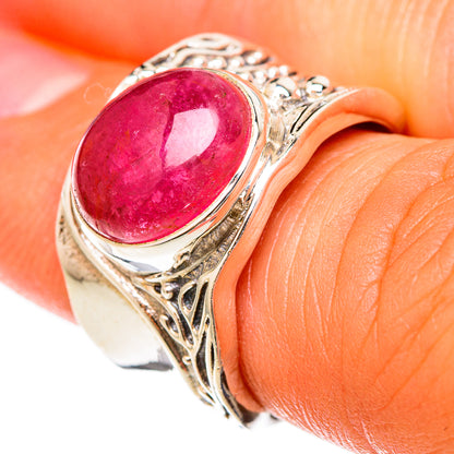 Pink Tourmaline Rings handcrafted by Ana Silver Co - RING102948