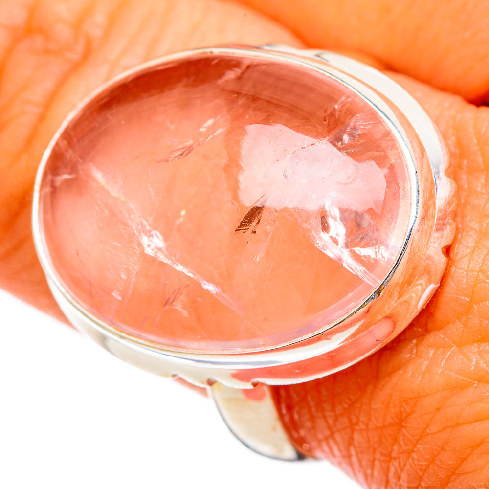 Rose Quartz Rings handcrafted by Ana Silver Co - RING102949