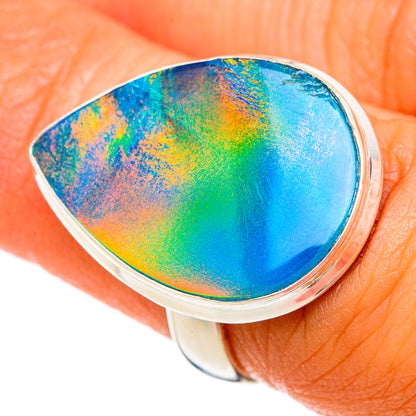 Aura Opal Rings handcrafted by Ana Silver Co - RING102958