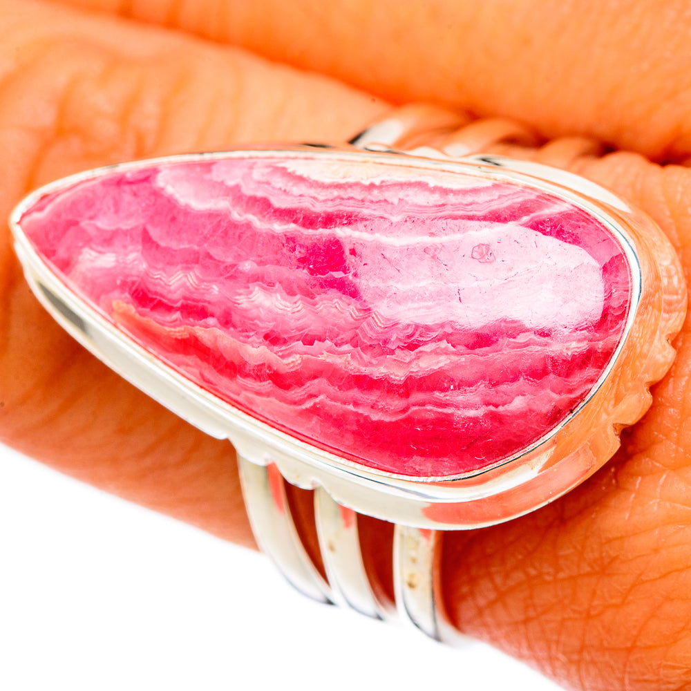 Rhodochrosite Rings handcrafted by Ana Silver Co - RING102972