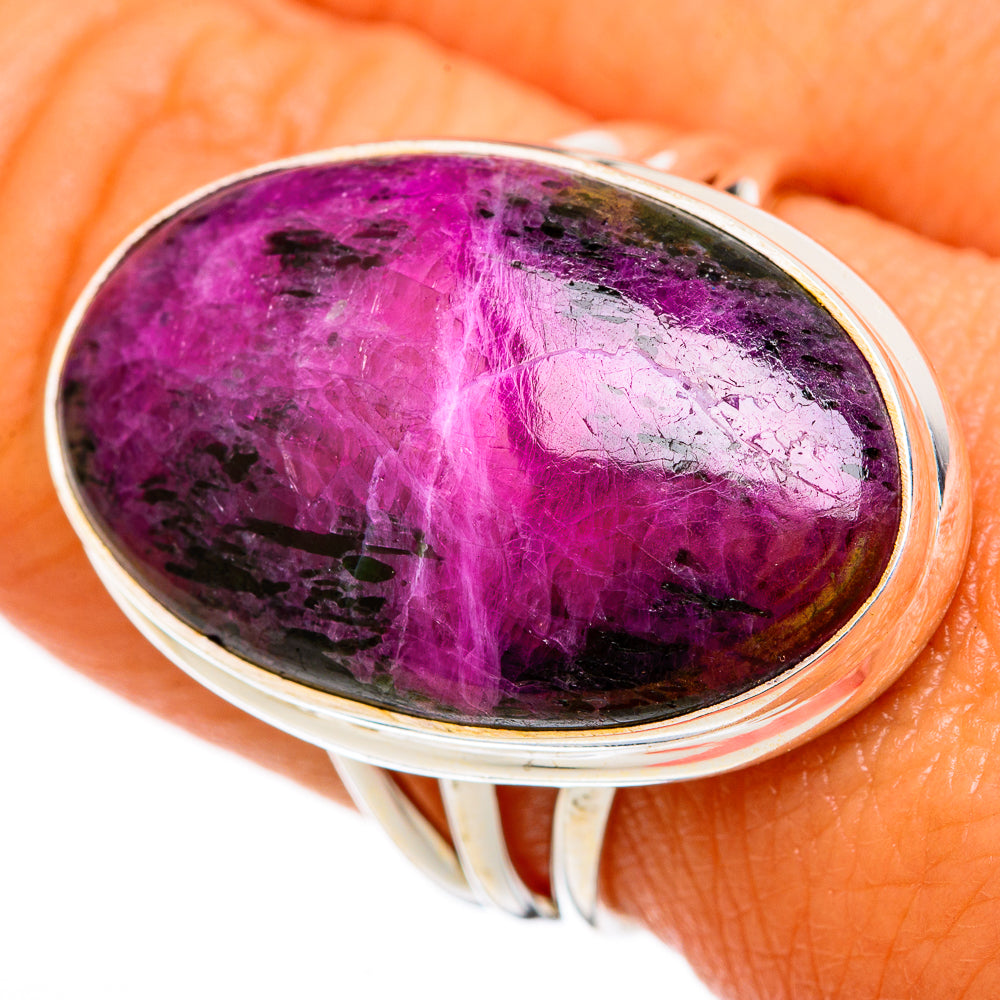 Ruby Fuchsite Rings handcrafted by Ana Silver Co - RING102973