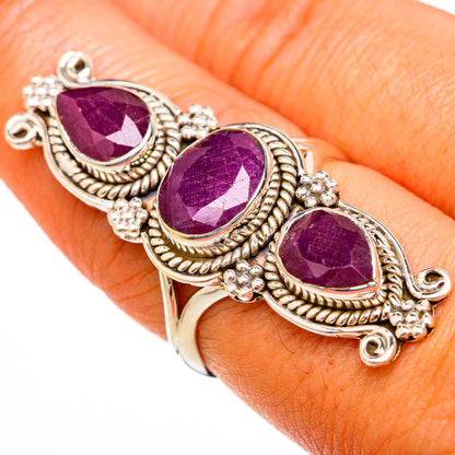Ruby Rings handcrafted by Ana Silver Co - RING102974