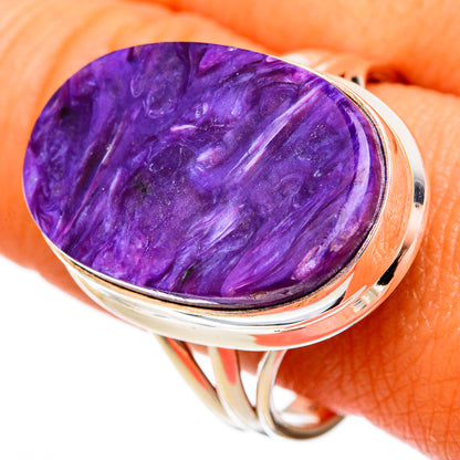 Charoite Rings handcrafted by Ana Silver Co - RING102977