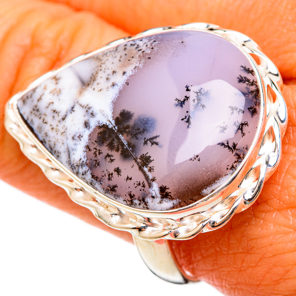 Dendritic Opal Rings handcrafted by Ana Silver Co - RING102991