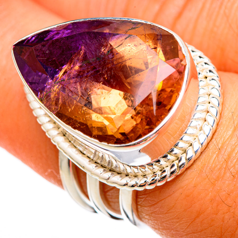 Ametrine Rings handcrafted by Ana Silver Co - RING102994