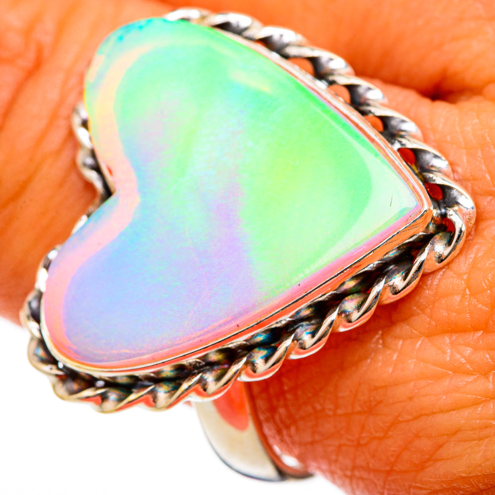 Aura Opal Rings handcrafted by Ana Silver Co - RING102995