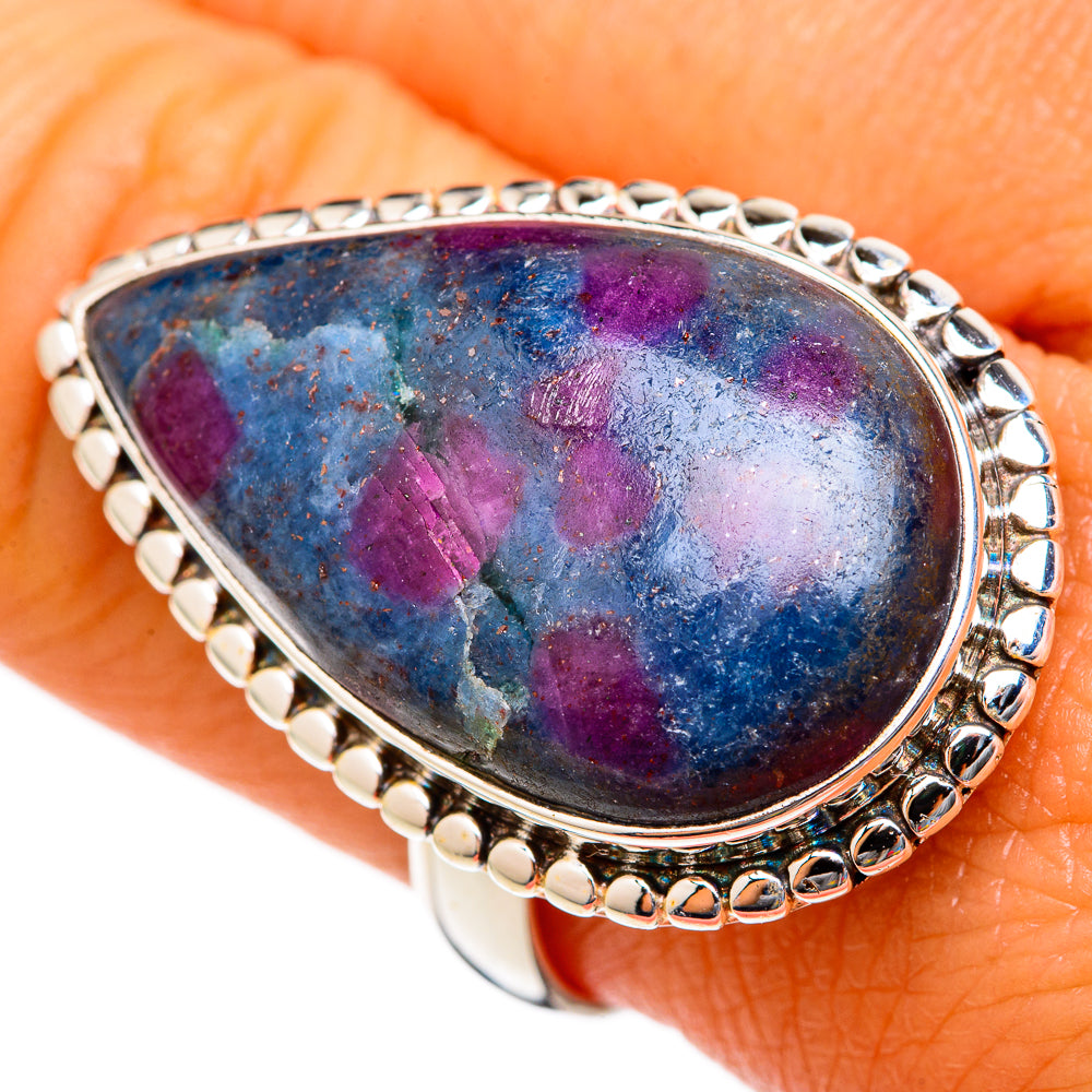 Ruby Fuchsite Rings handcrafted by Ana Silver Co - RING103006