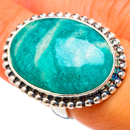 Amazonite Rings handcrafted by Ana Silver Co - RING103011